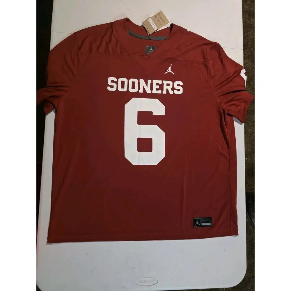Baker Mayfield Oklahoma Sooners Jersey! XXL BIG 12 College NCAA --NWT